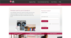 Desktop Screenshot of lg.yourserviceplan.com